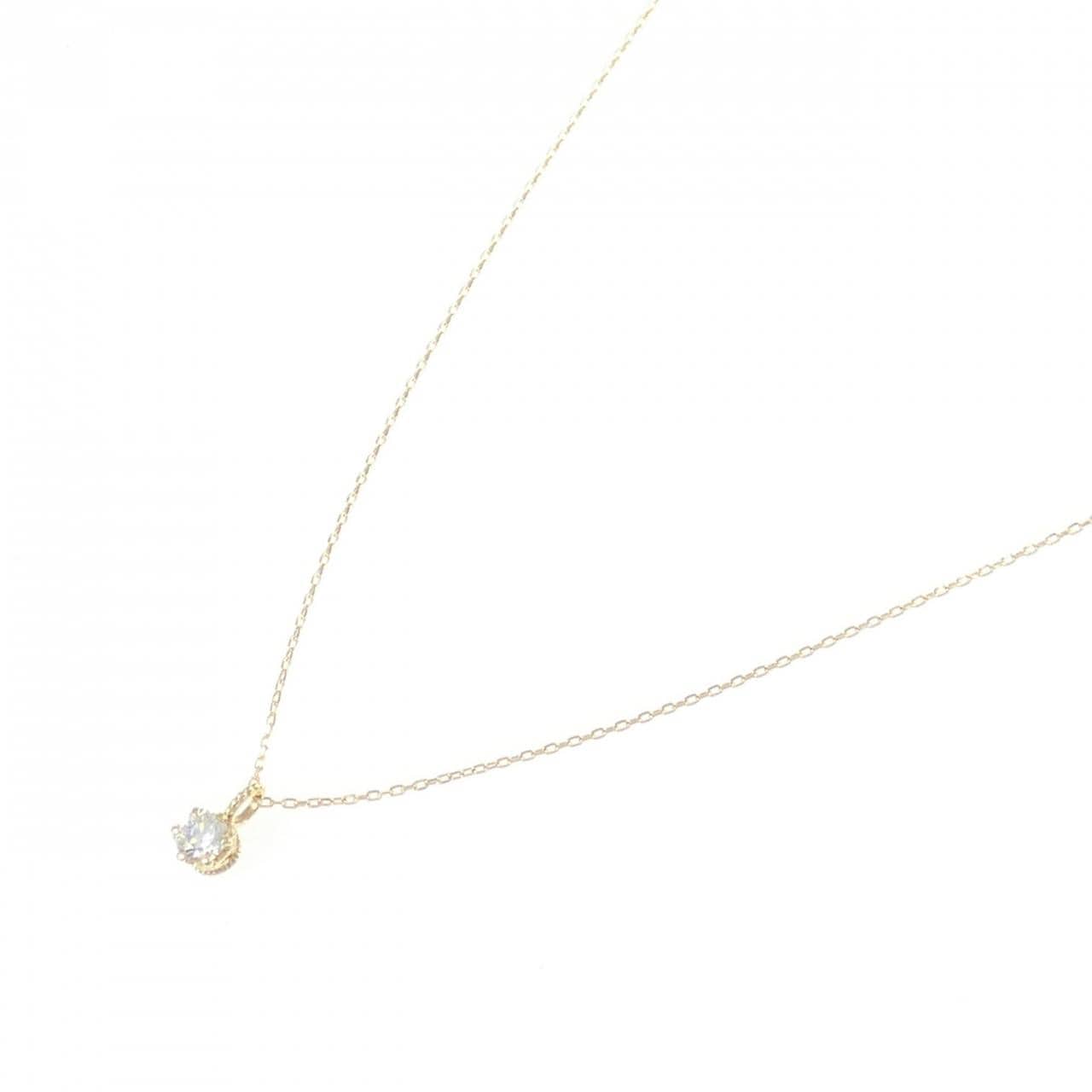 K18YG ダイヤモンド ネックレス 0.123CT