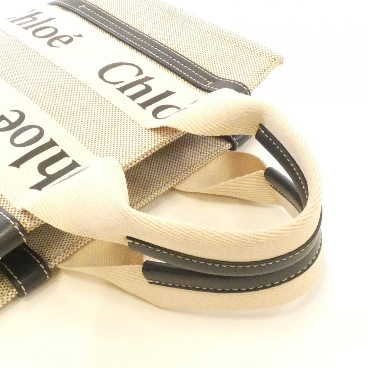 クロエ ウッディ スモール トート CHC21US385 E66 バッグ