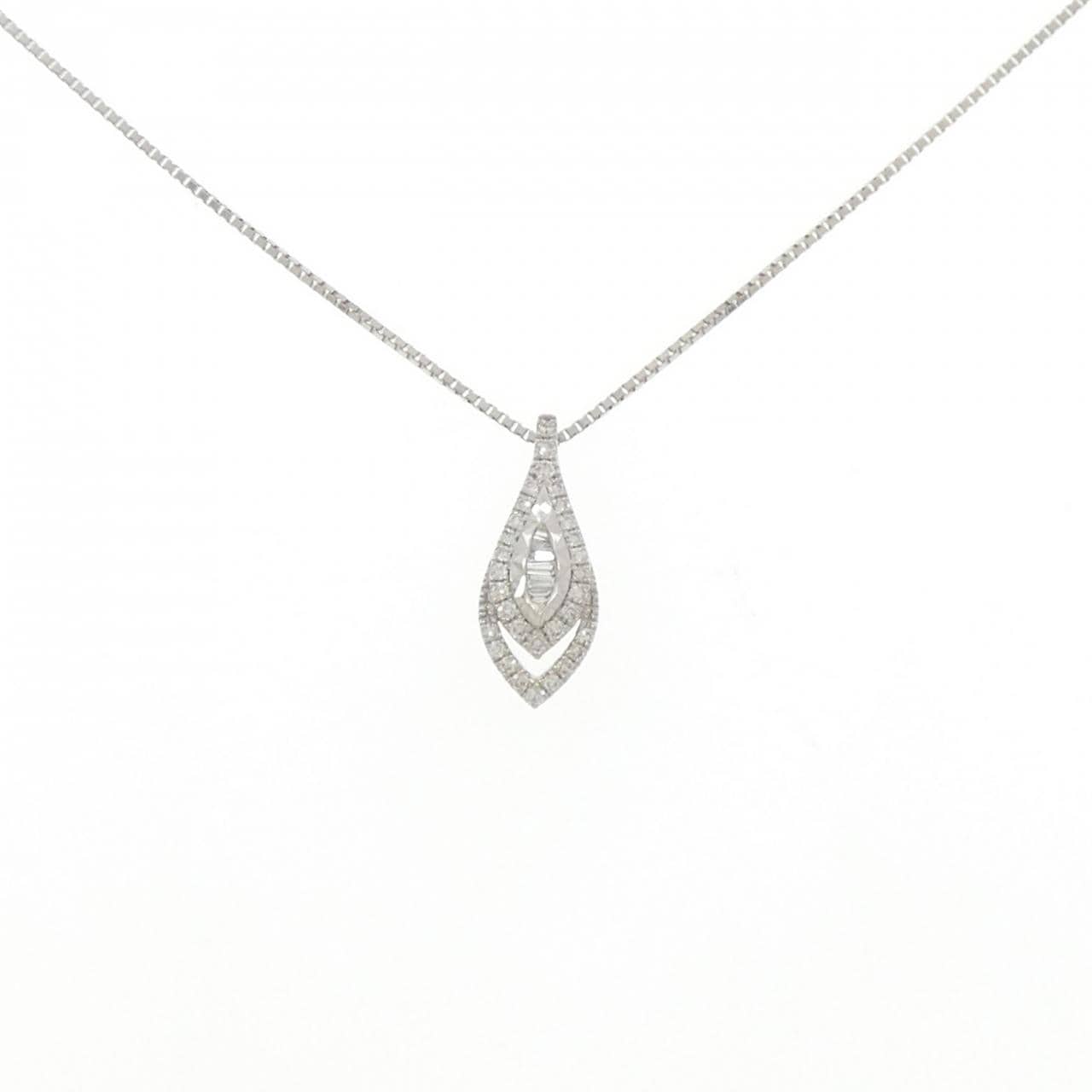 PT950/PT850 ダイヤモンド ネックレス 0.15CT