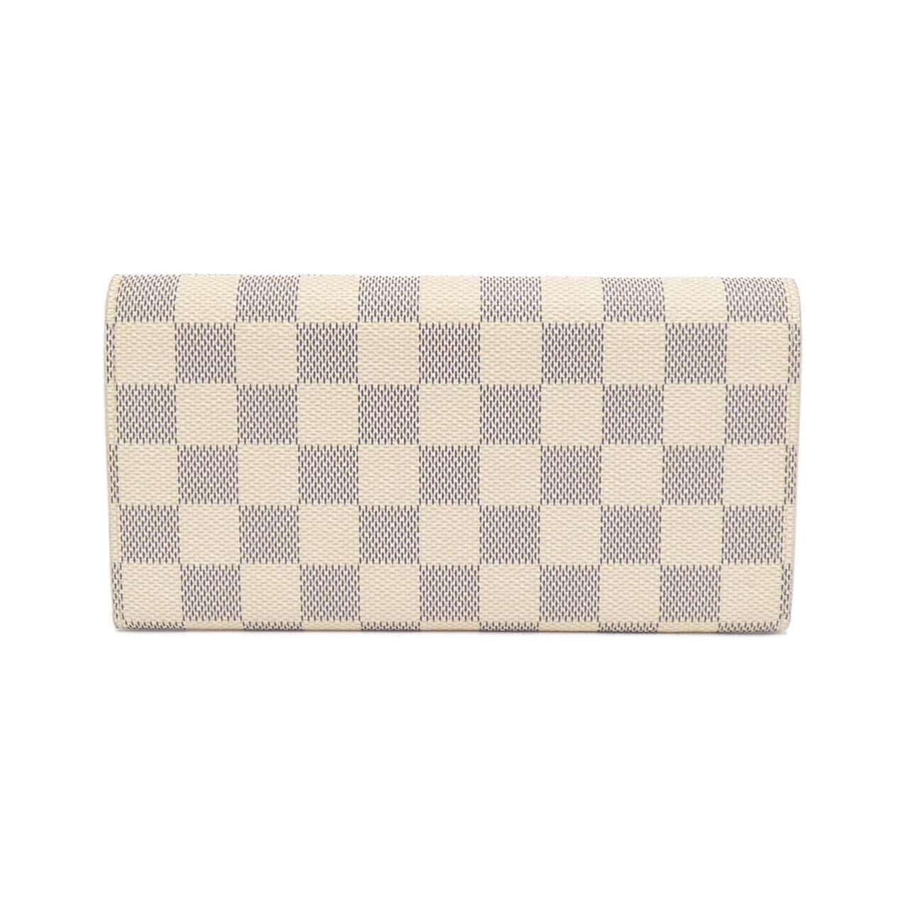 LOUIS VUITTON Damier Azur Portefeuille Emily N41625 钱包