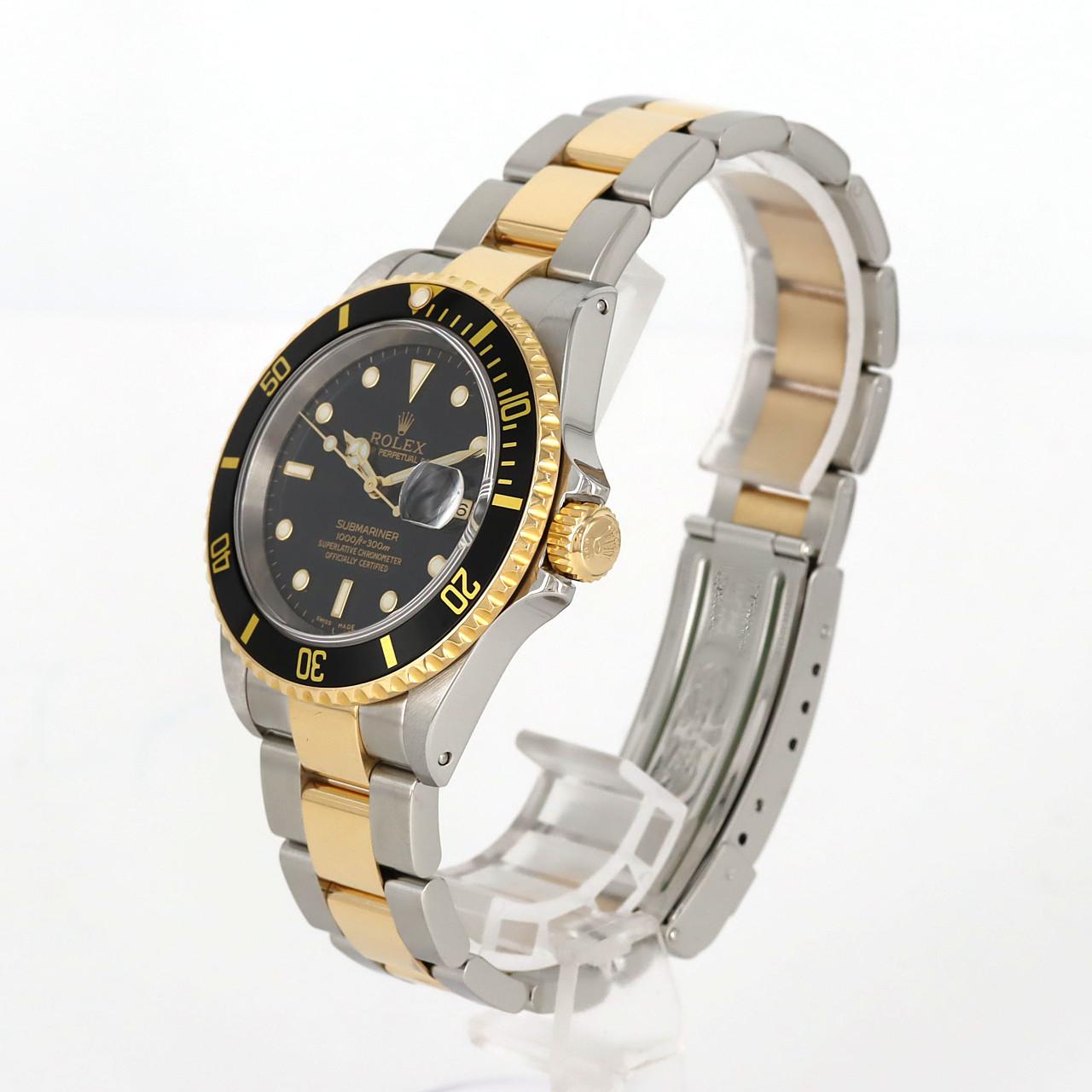 ROLEX Submariner Date 16613 SSxYG自動上弦P 編號