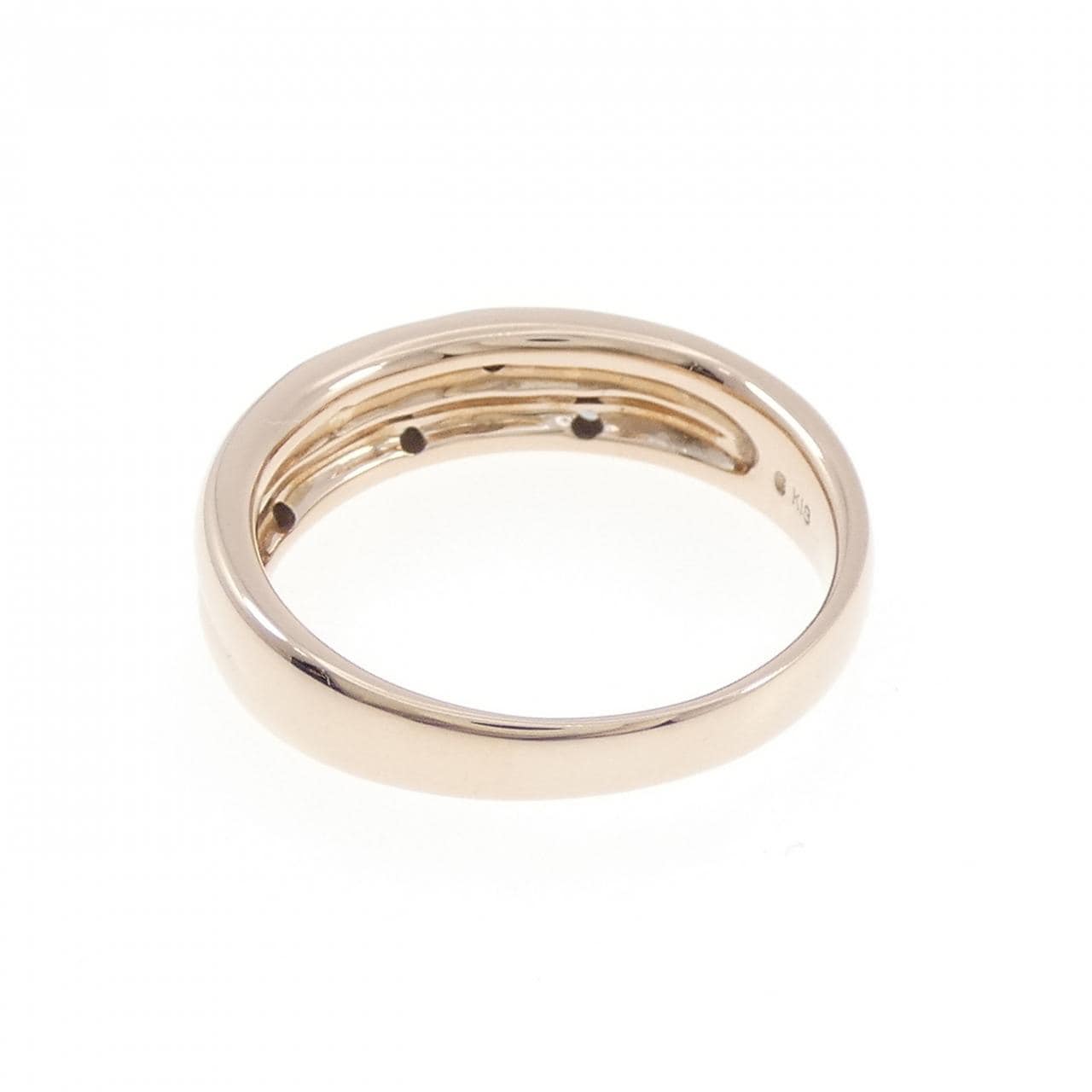 K18PG ダイヤモンド リング