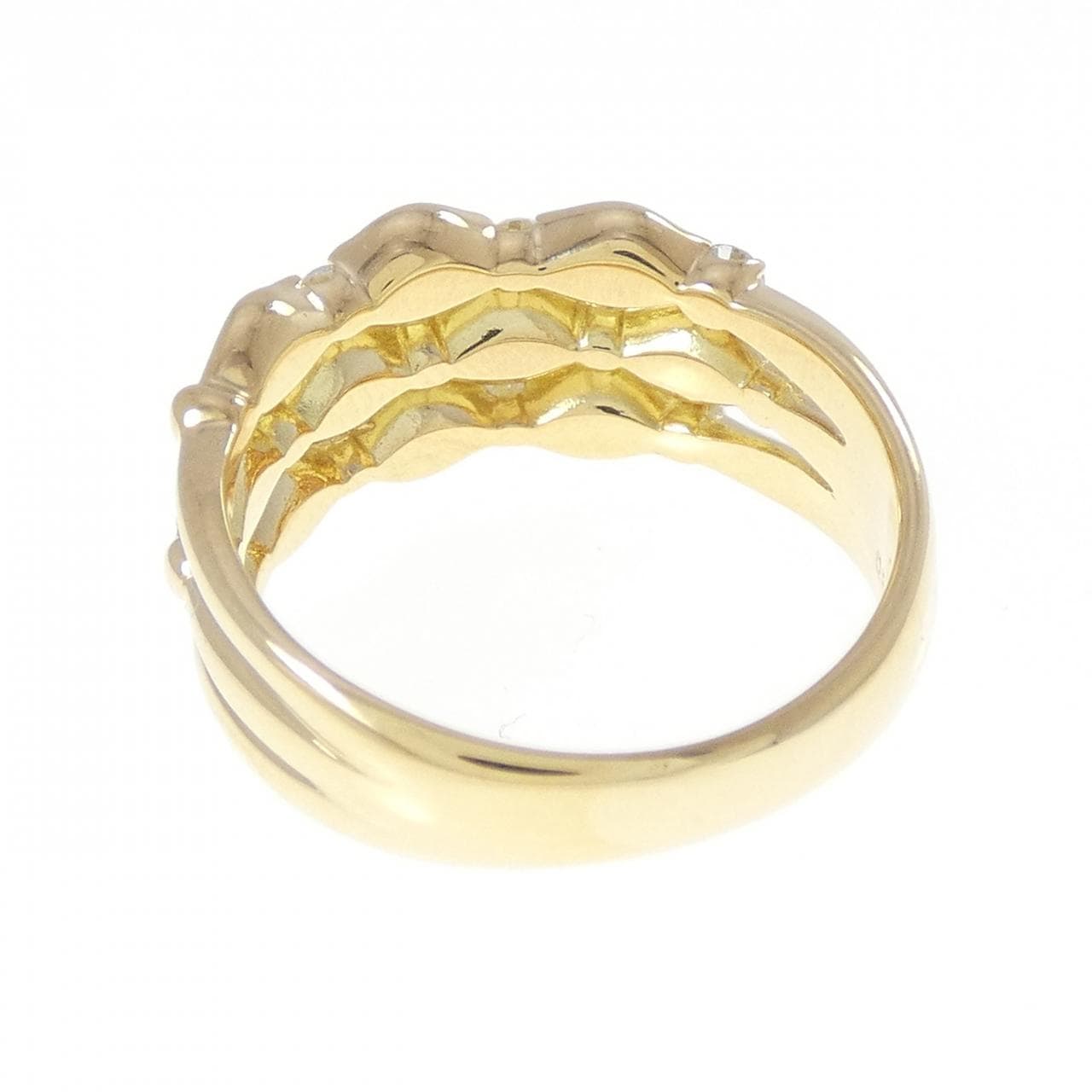 K18YG ダイヤモンド リング 0.30CT