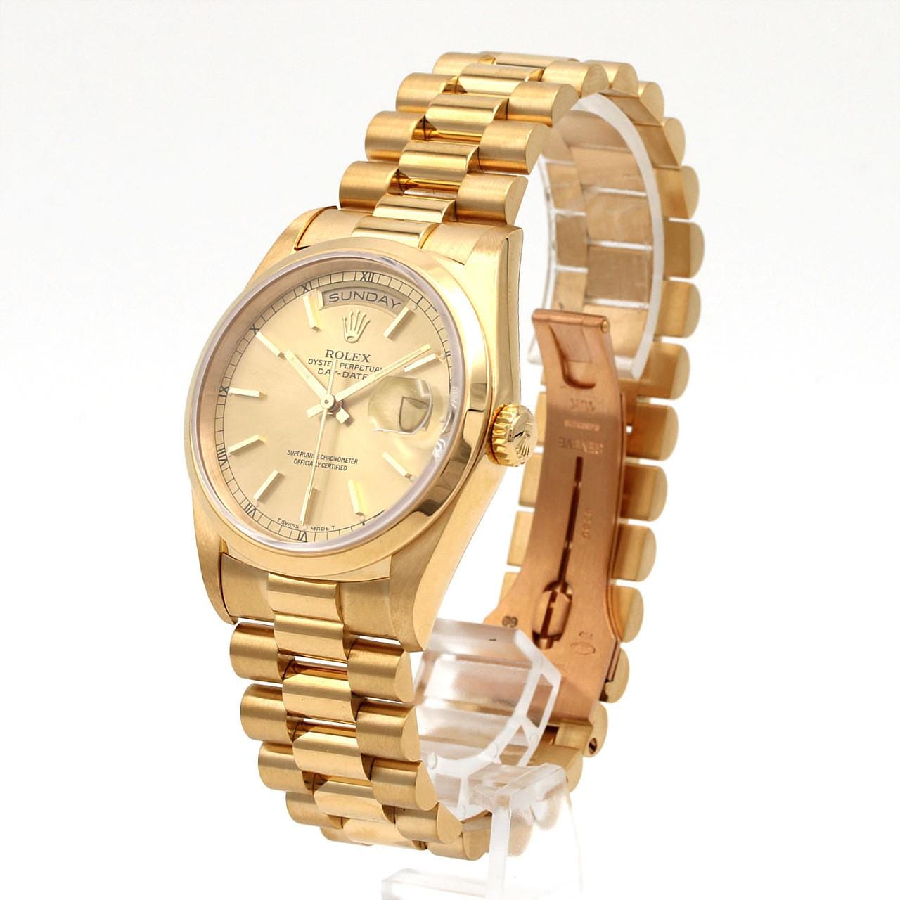 ロレックス デイデイト 18208 YG 自動巻 L番