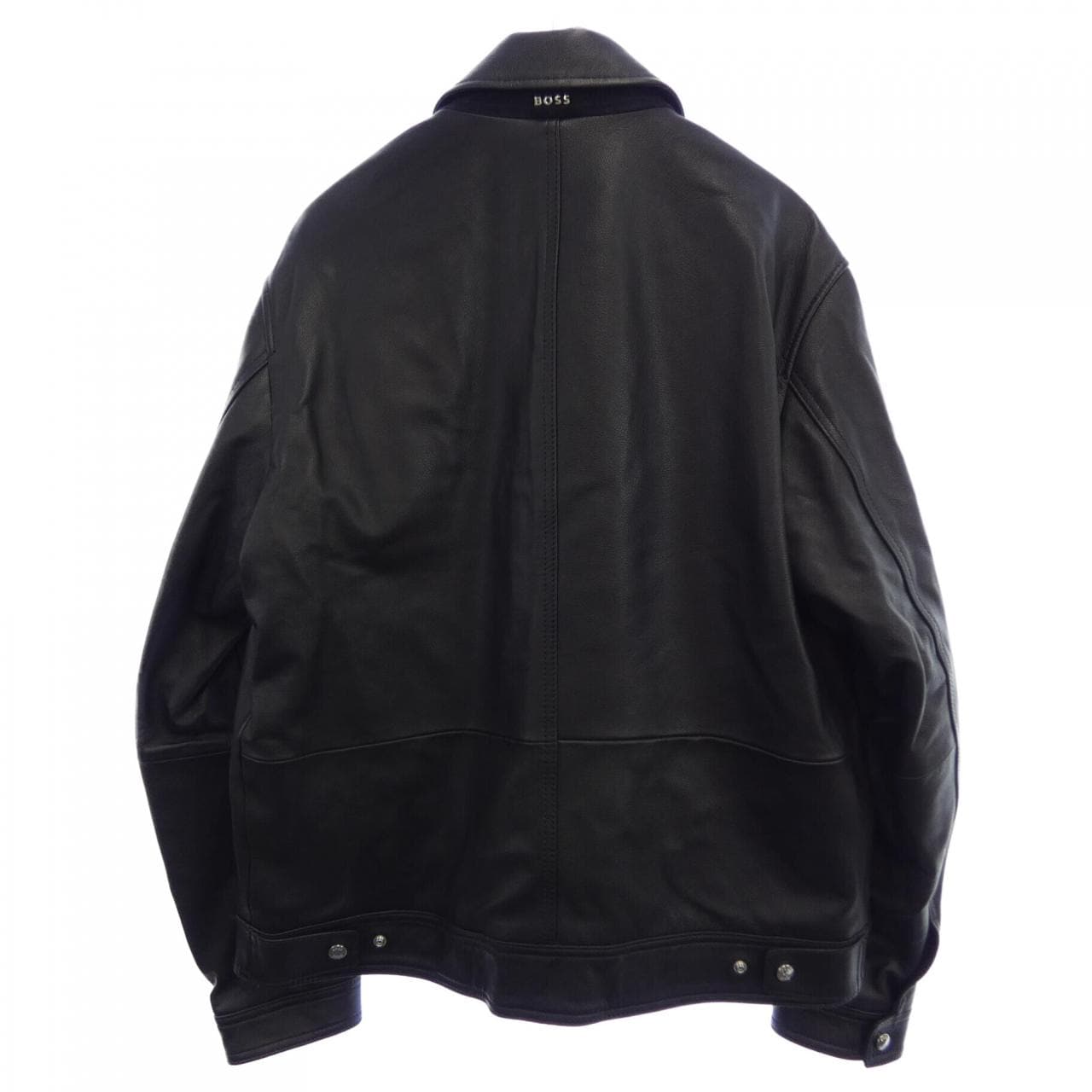 ボス BOSS レザーライダースジャケット