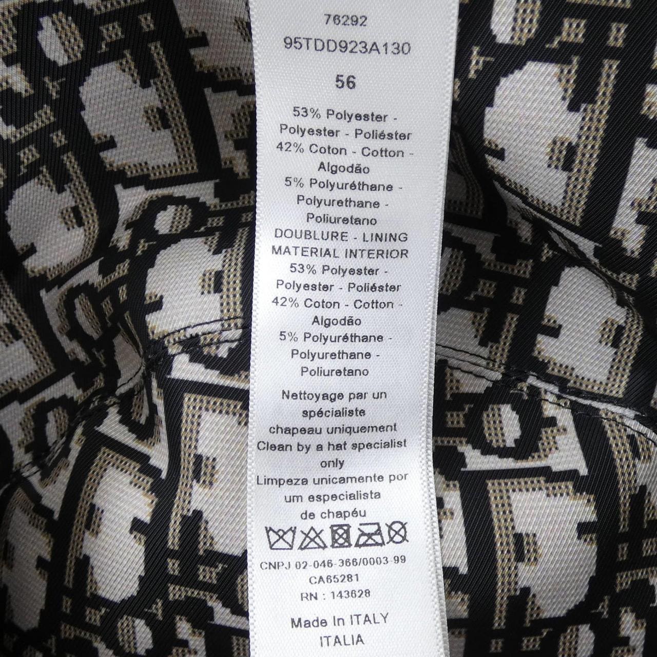 クリスチャンディオール CHRISTIAN DIOR TEDDY-D ボブハット オブリーク 95TDD923A130 ハット