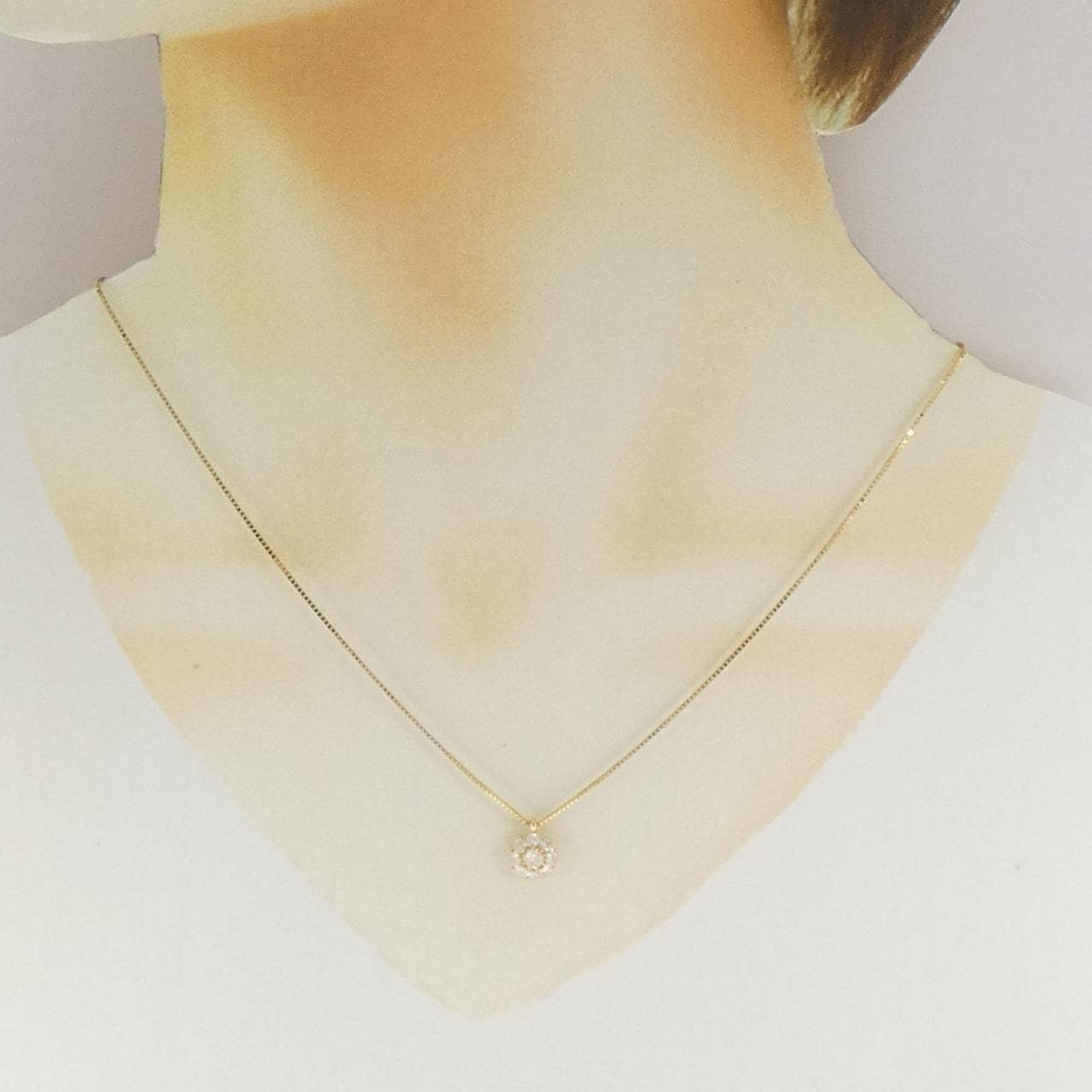 K18YG ダイヤモンド ネックレス 0.50CT