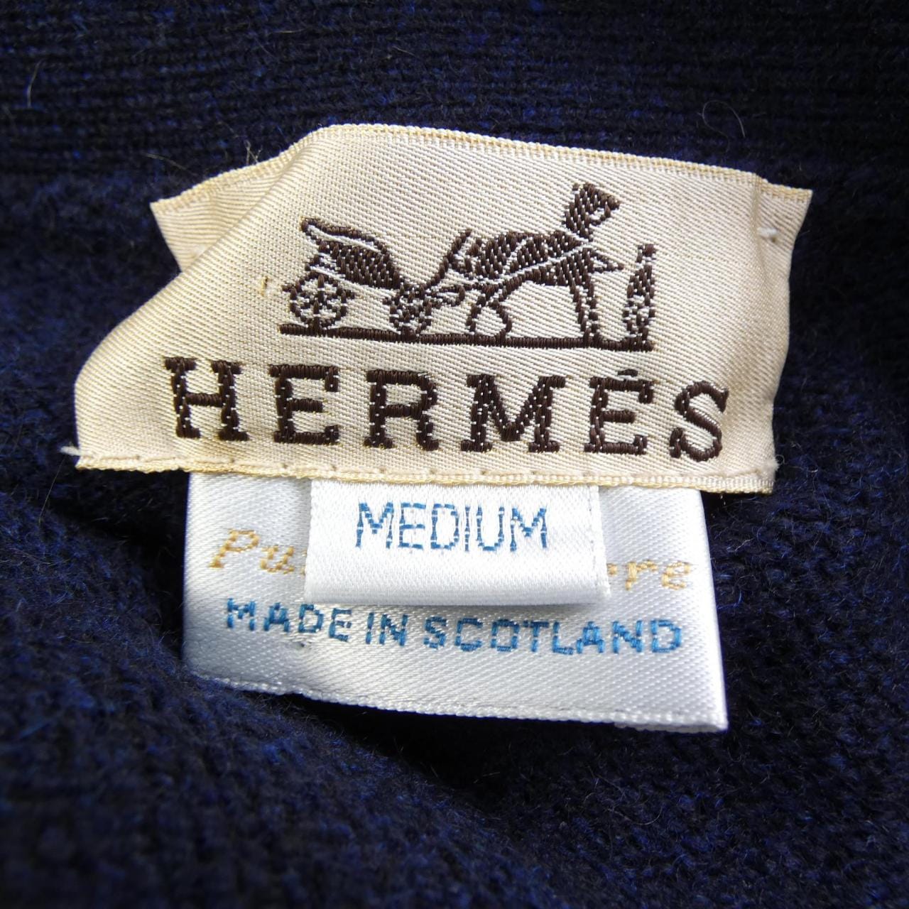 【ヴィンテージ】エルメス HERMES カーディガン