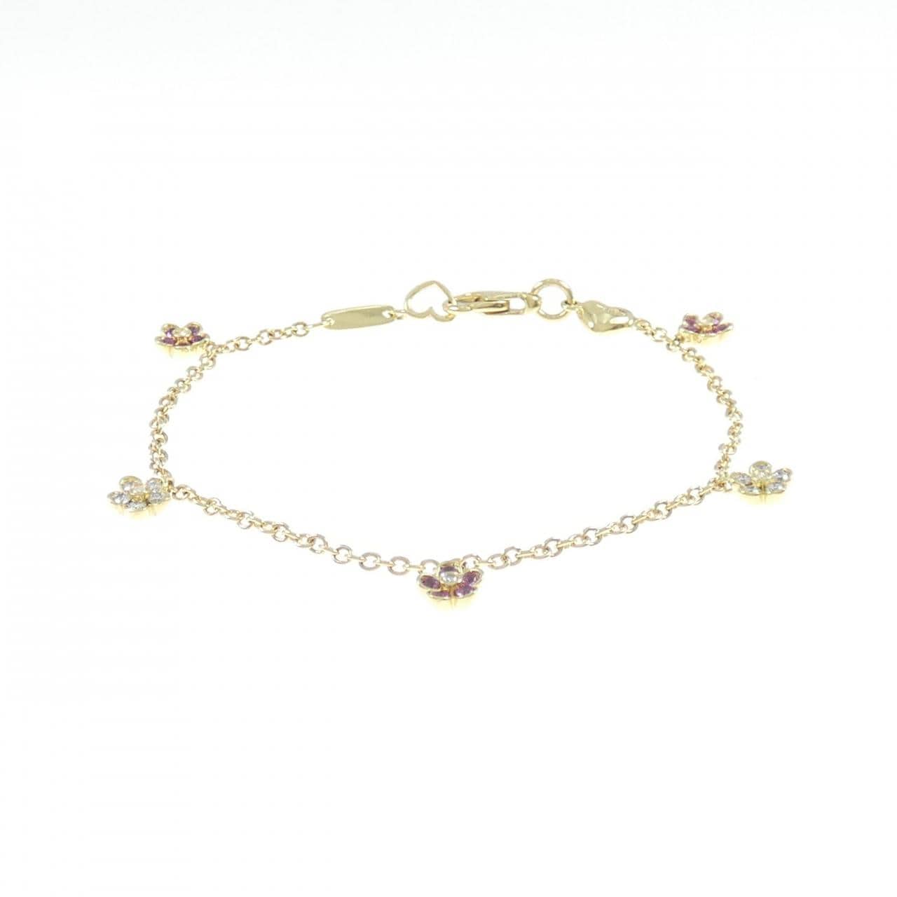 PONTE VECCHIO Flower Sapphire Bracelet 0.33CT