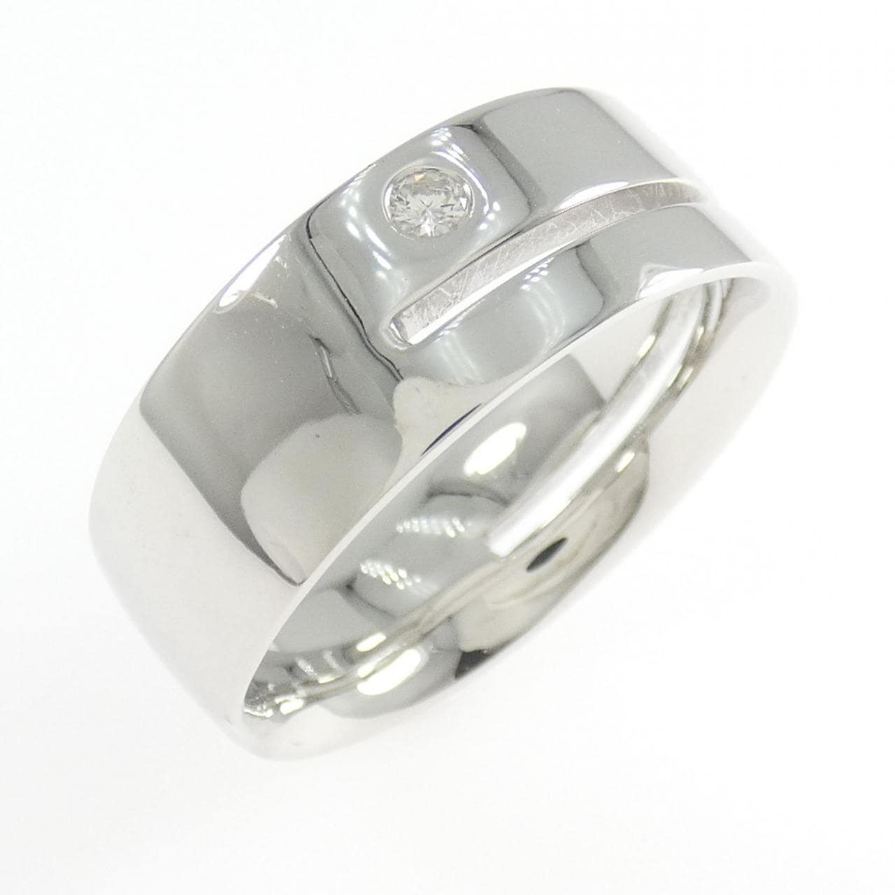 750WG ダイヤモンド リング