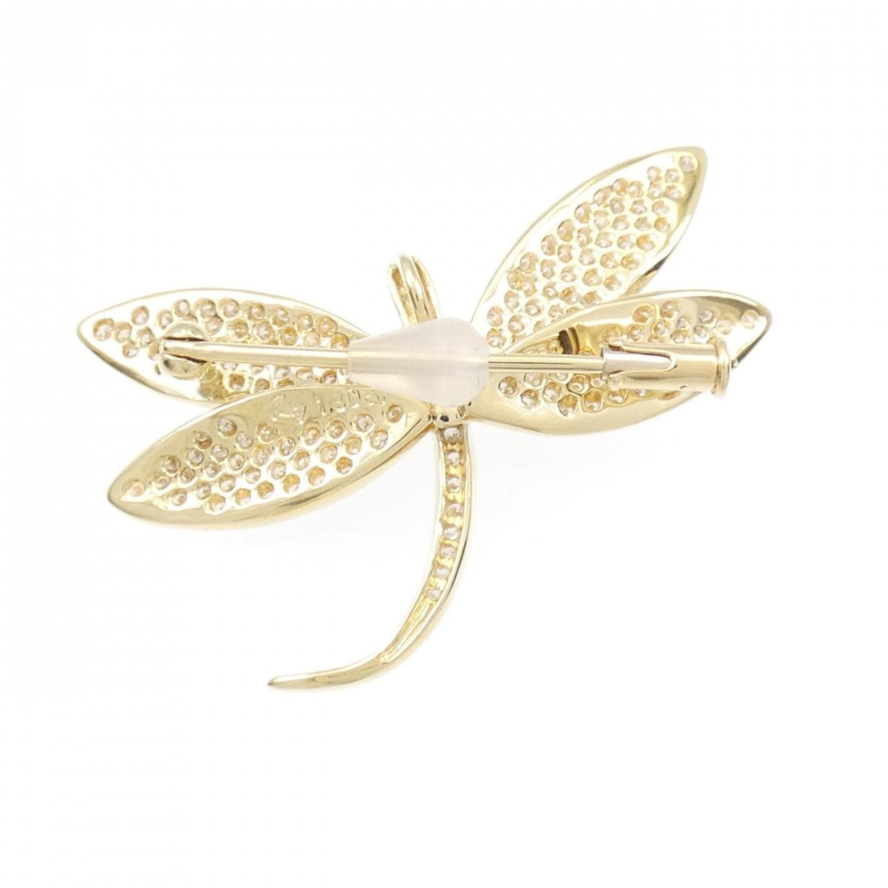 Queen Dragonfly Diamond Brooch 1.30CT