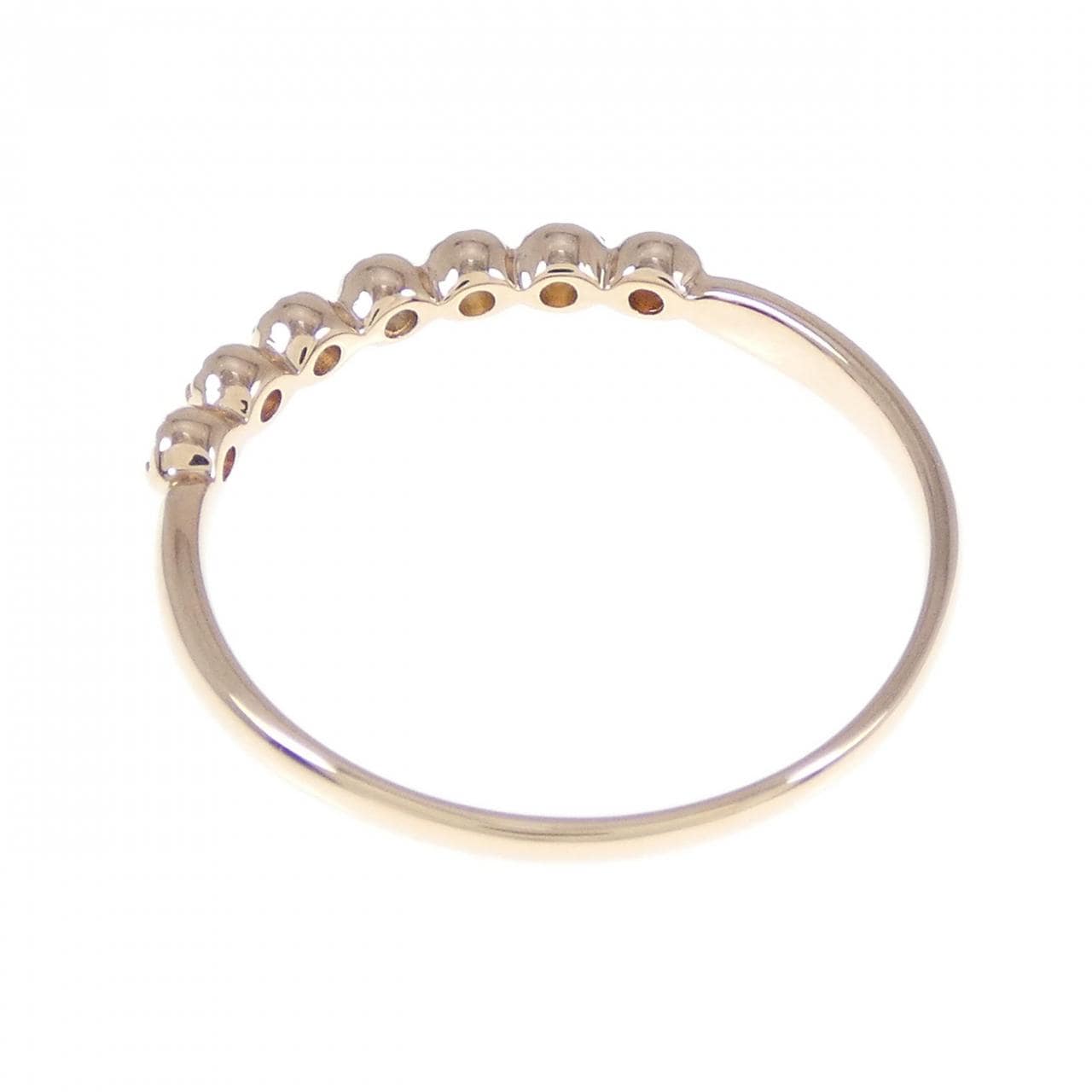 K18PG color stone ring