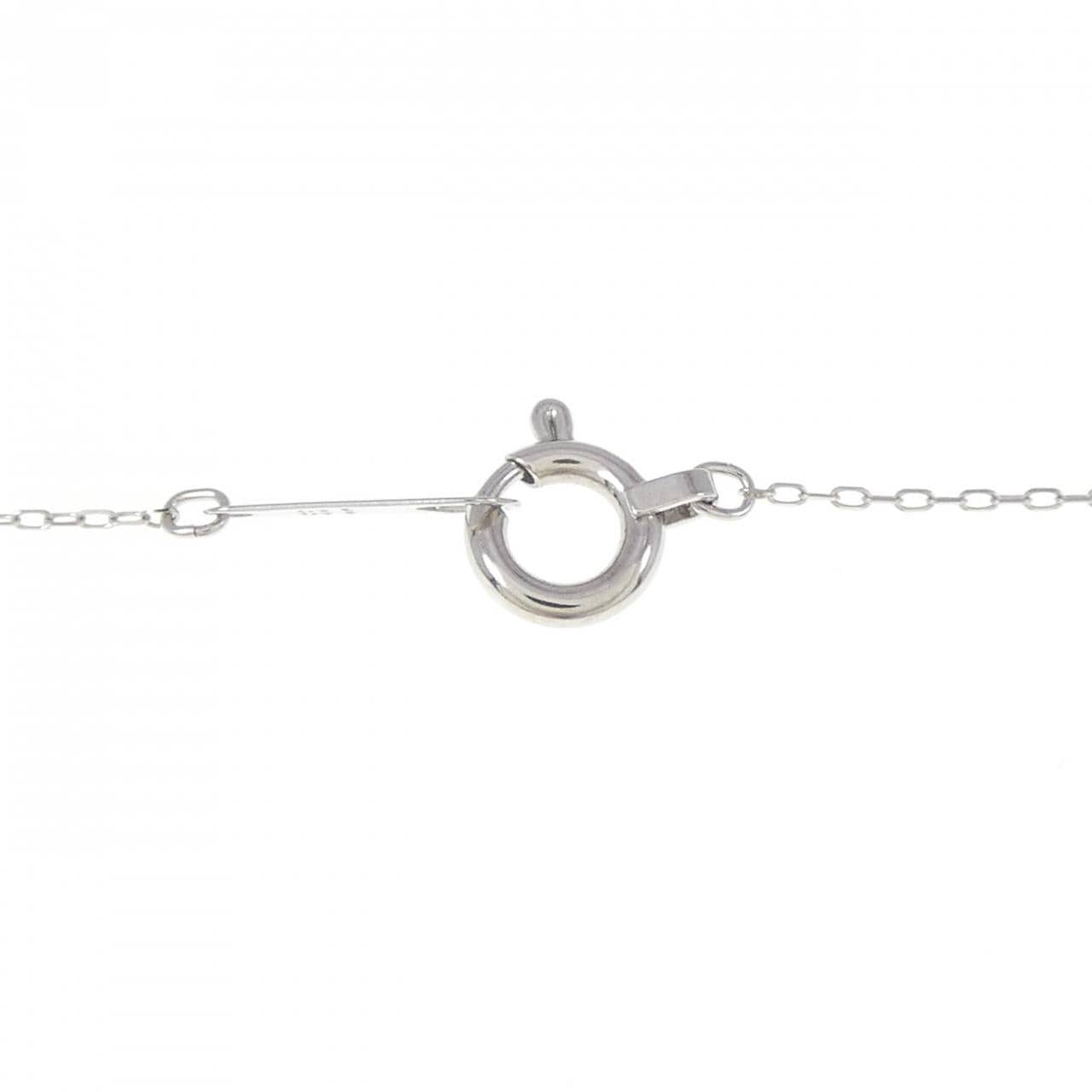 【新品】PT900 アウイナイト ネックレス 0.03CT