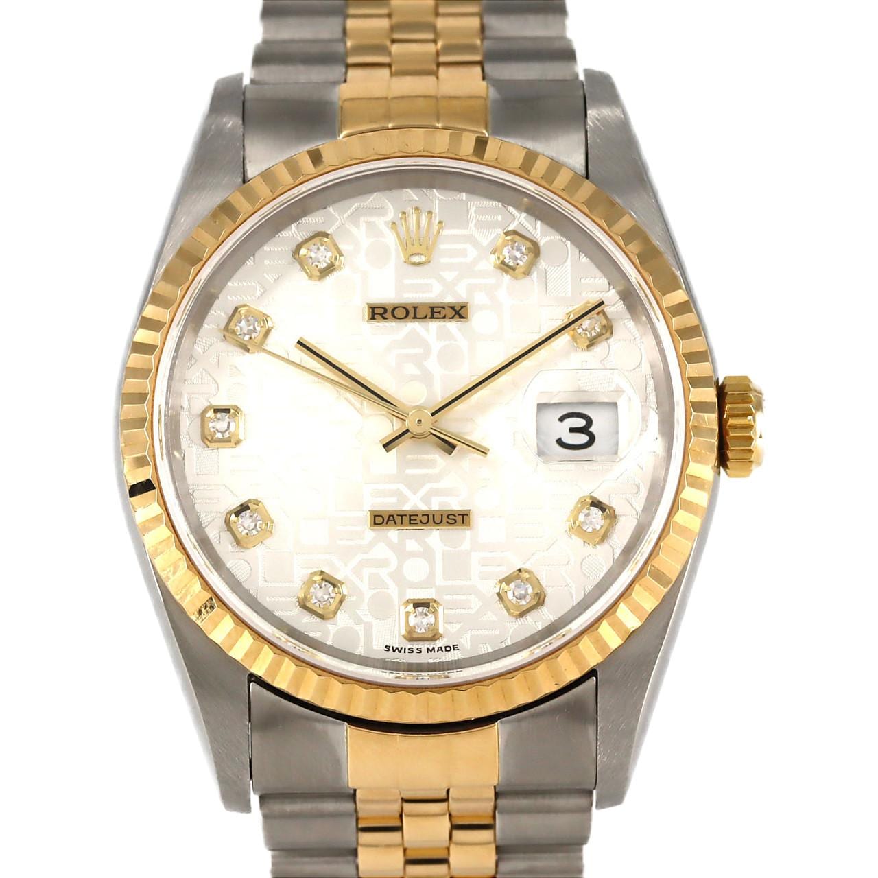 ロレックス デイトジャスト 16233G SSxYG 自動巻 K番