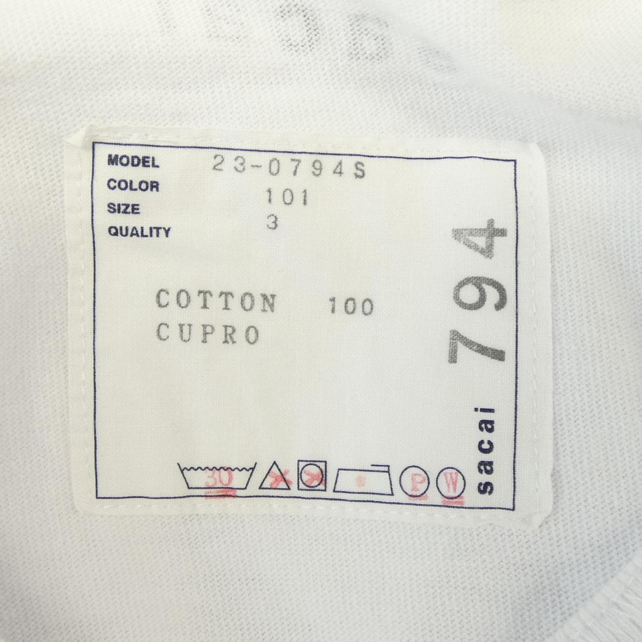 サカイ SACAI 23-0794S Tシャツ