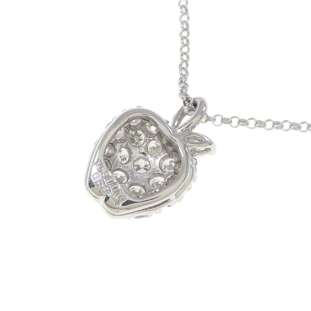 PT900/PT850 苹果形钻石项链 0.52克拉