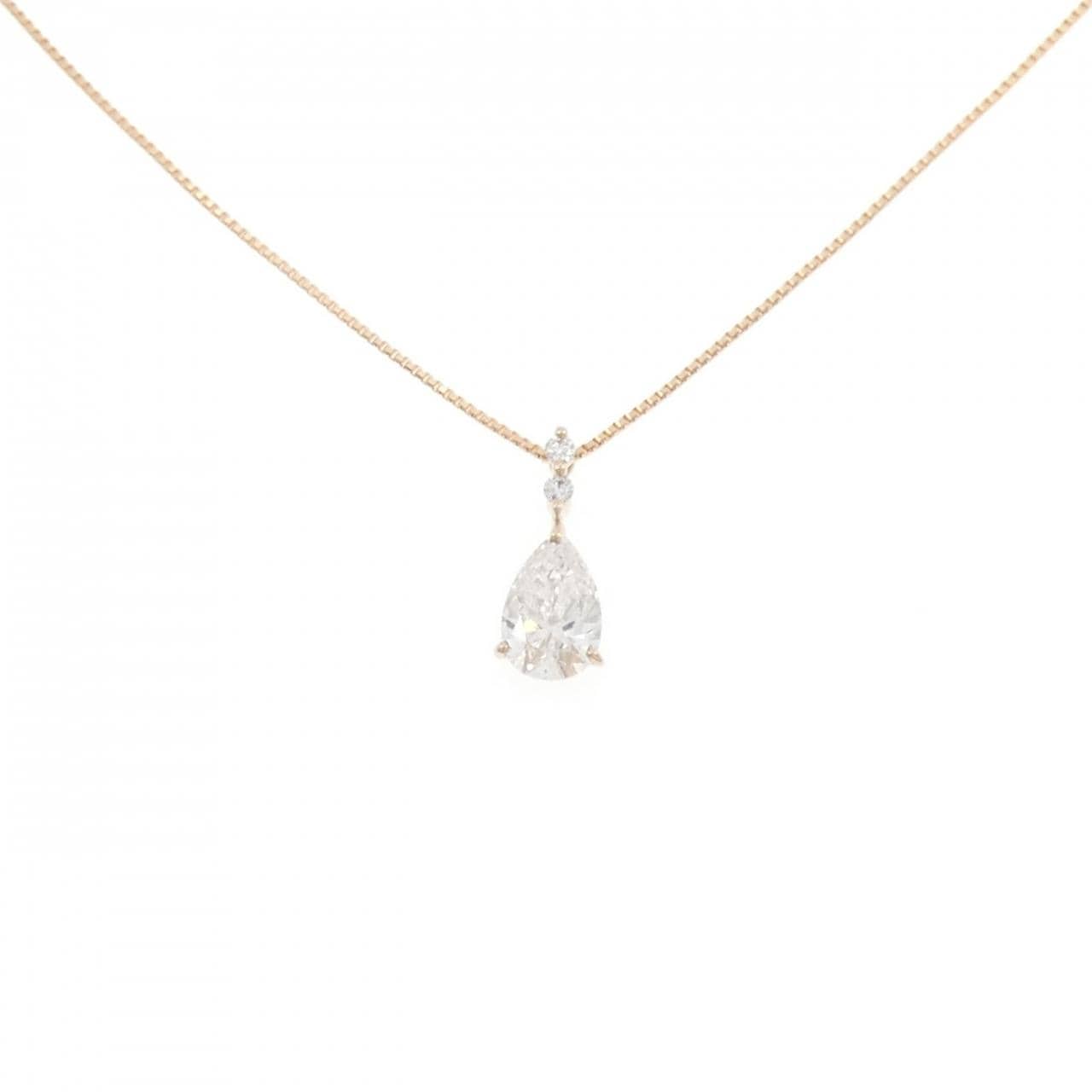 K18PG ダイヤモンド ネックレス 0.905CT