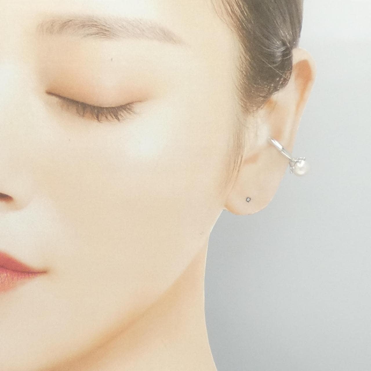 ミキモト アコヤパール イヤーカフ 6.6mm 片耳