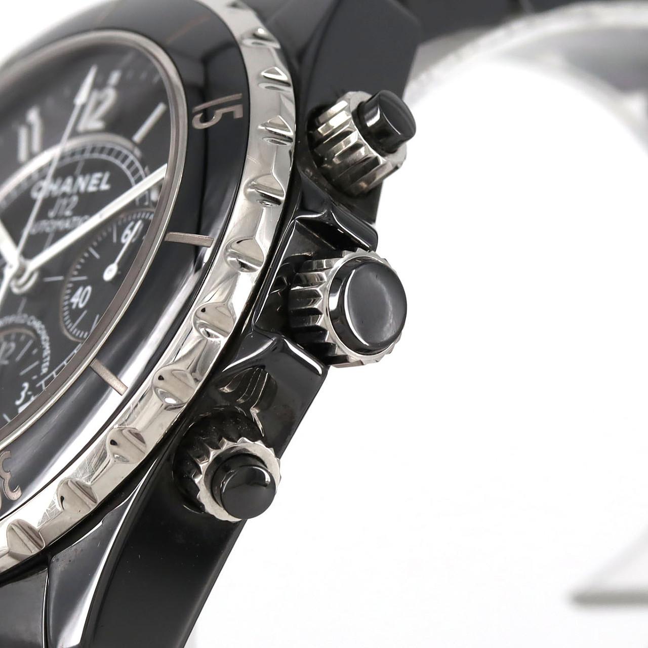 【ノーメンテナンス還元価格】シャネル J12クロノグラフ セラミック H0940 セラミック 自動巻