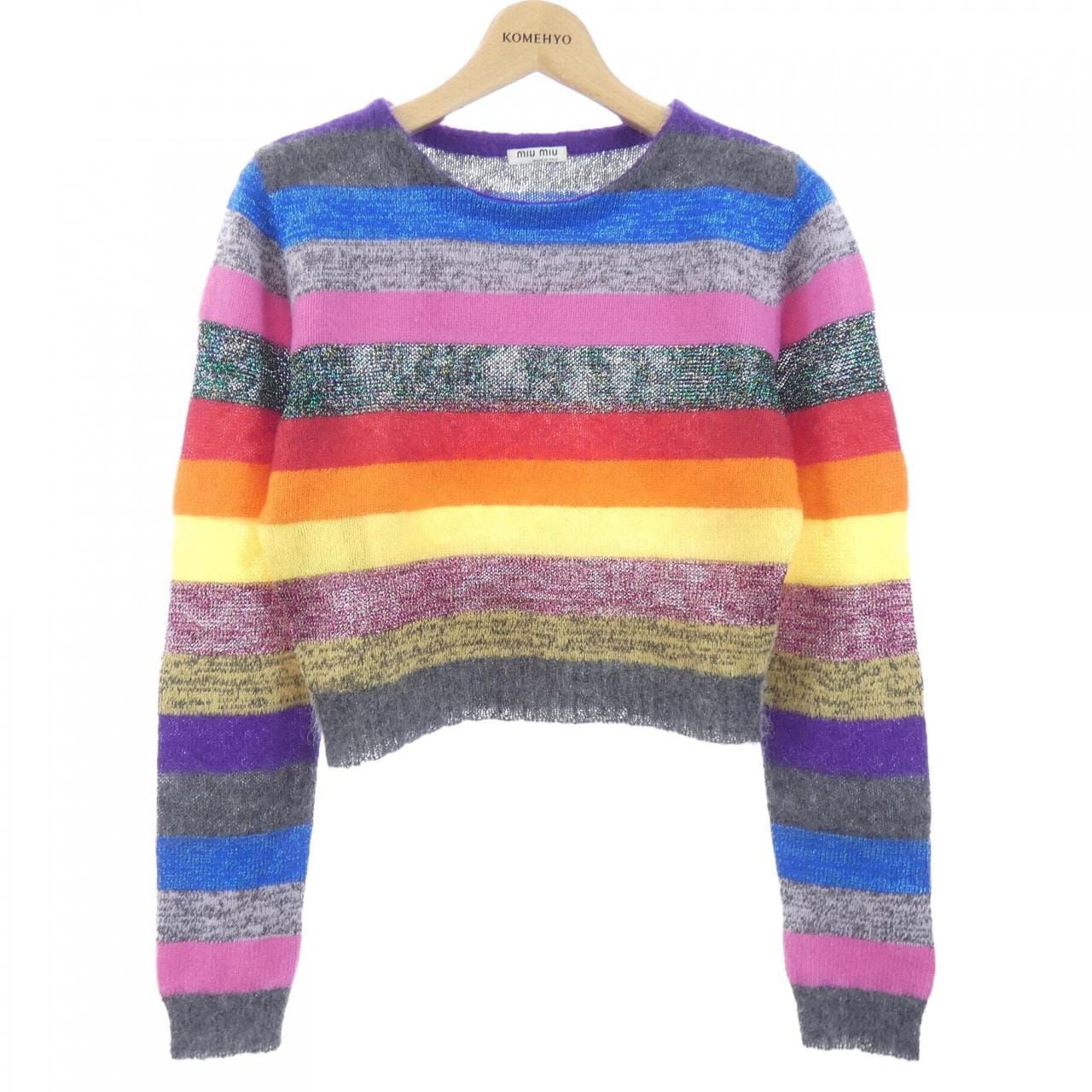 ミュウミュウ MIU MIU MMN940 1NIG ニット