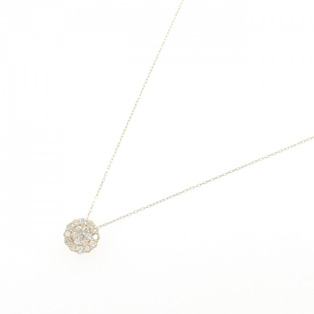 K18YG ダイヤモンド ネックレス 0.30CT