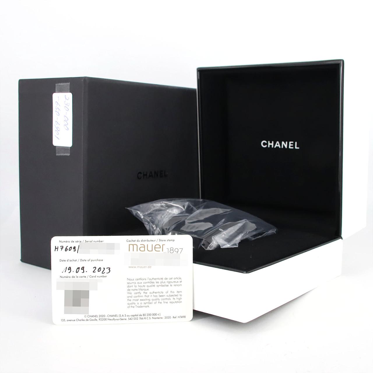 シャネル マドモアゼルJ12ラパウザ 38mmセラミック LIMITED H7609 セラミック 自動巻