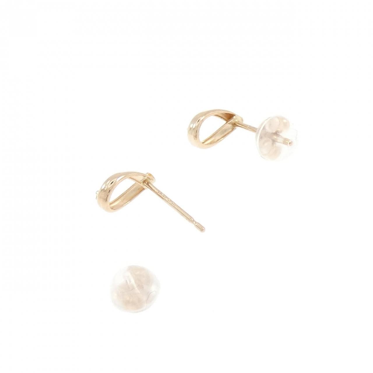 K18PG ダイヤモンド ピアス 0.02CT