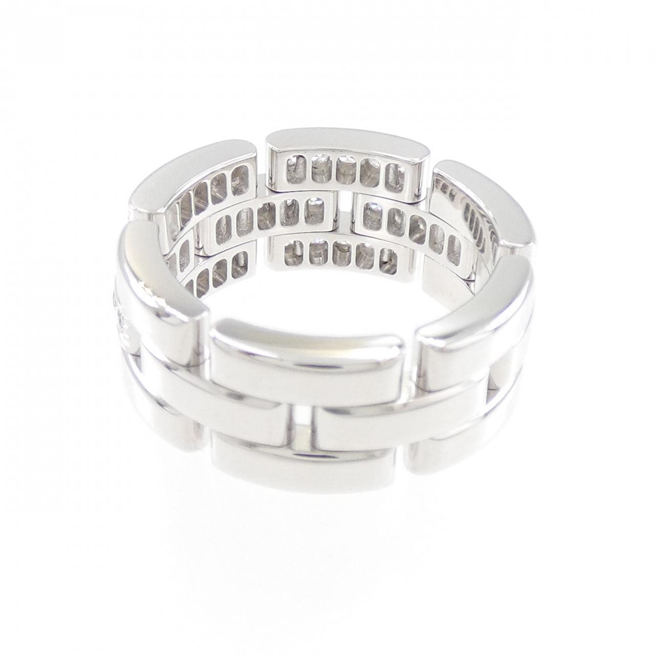 Cartier Maillon panthère half 钻石戒指