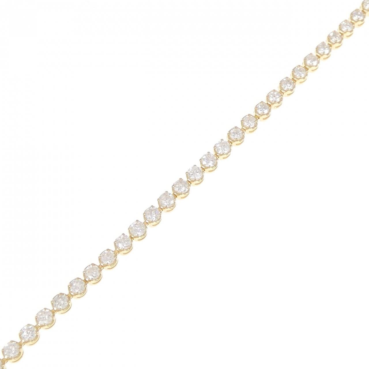 K18YG ダイヤモンド ブレスレット 2.01CT
