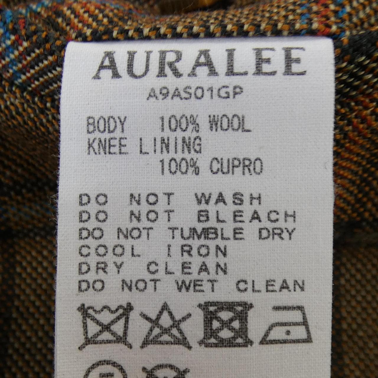 オーラリー AURALEE A9AS01GP POGGY スーツ