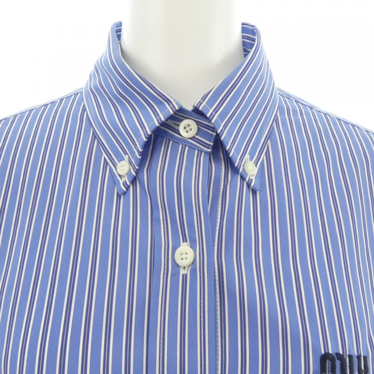 ミュウミュウ MIU MIU ポプリンシャツ MK1694 1101 シャツ