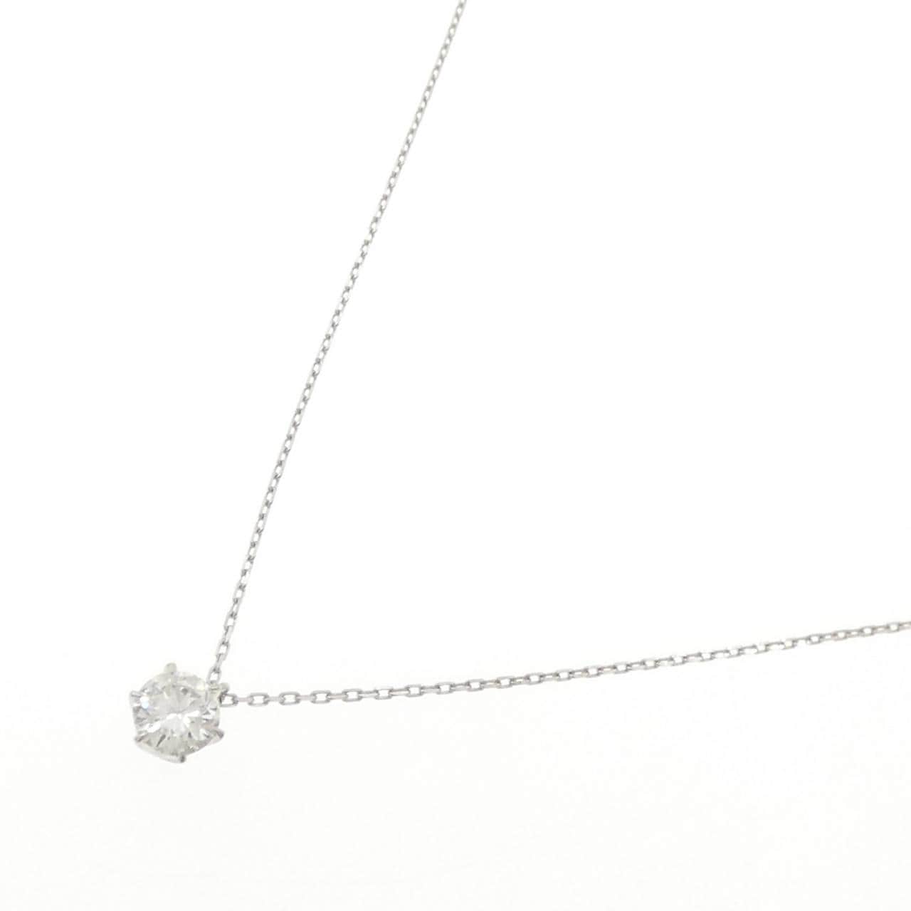 PT900/PT850 ダイヤモンド ネックレス 0.507CT G VS2 VG