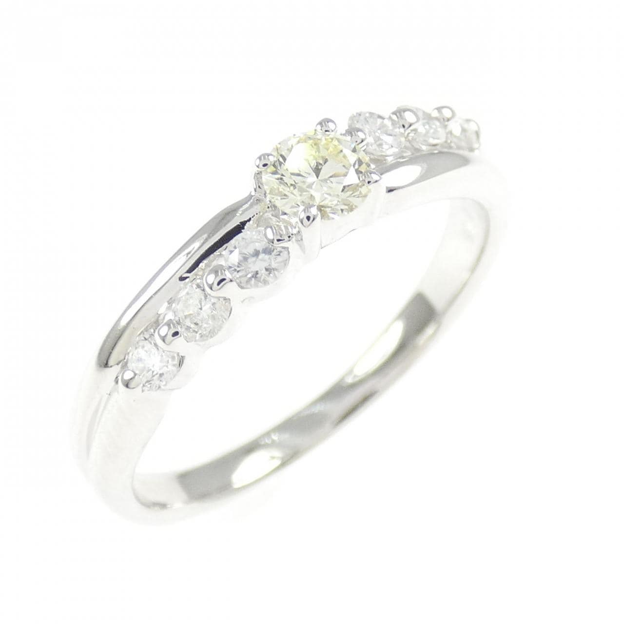 K18WG ダイヤモンド リング 0.188CT