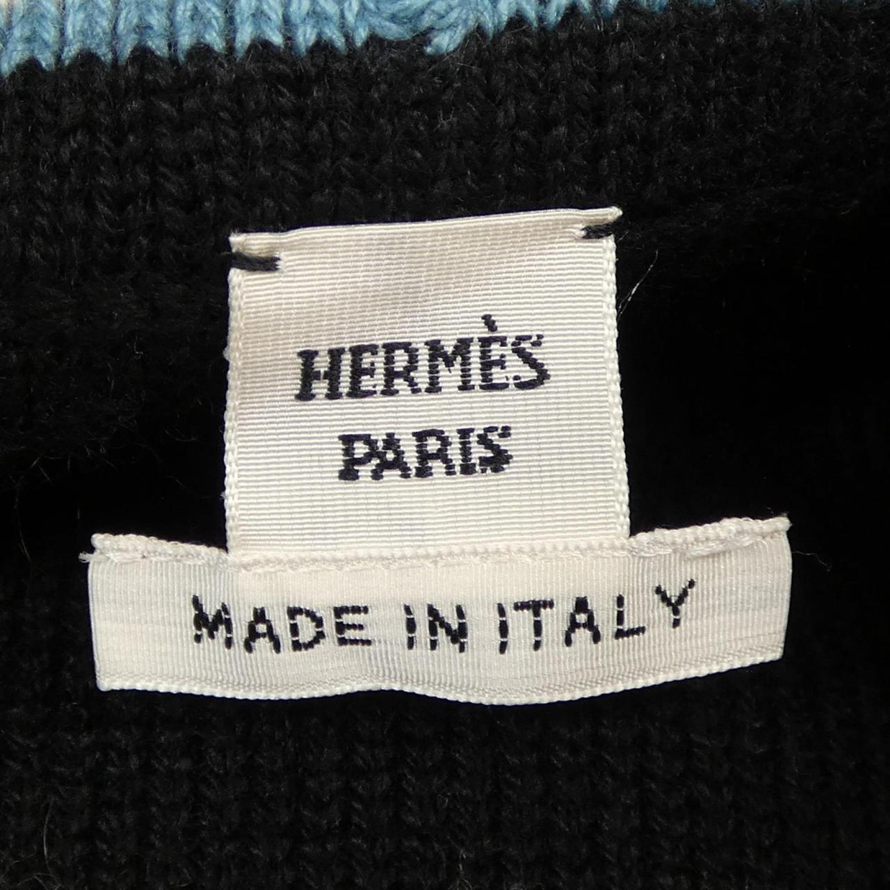 エルメス HERMES LETTRES EQUESTRES 4H2125D8 ロングカーディガン