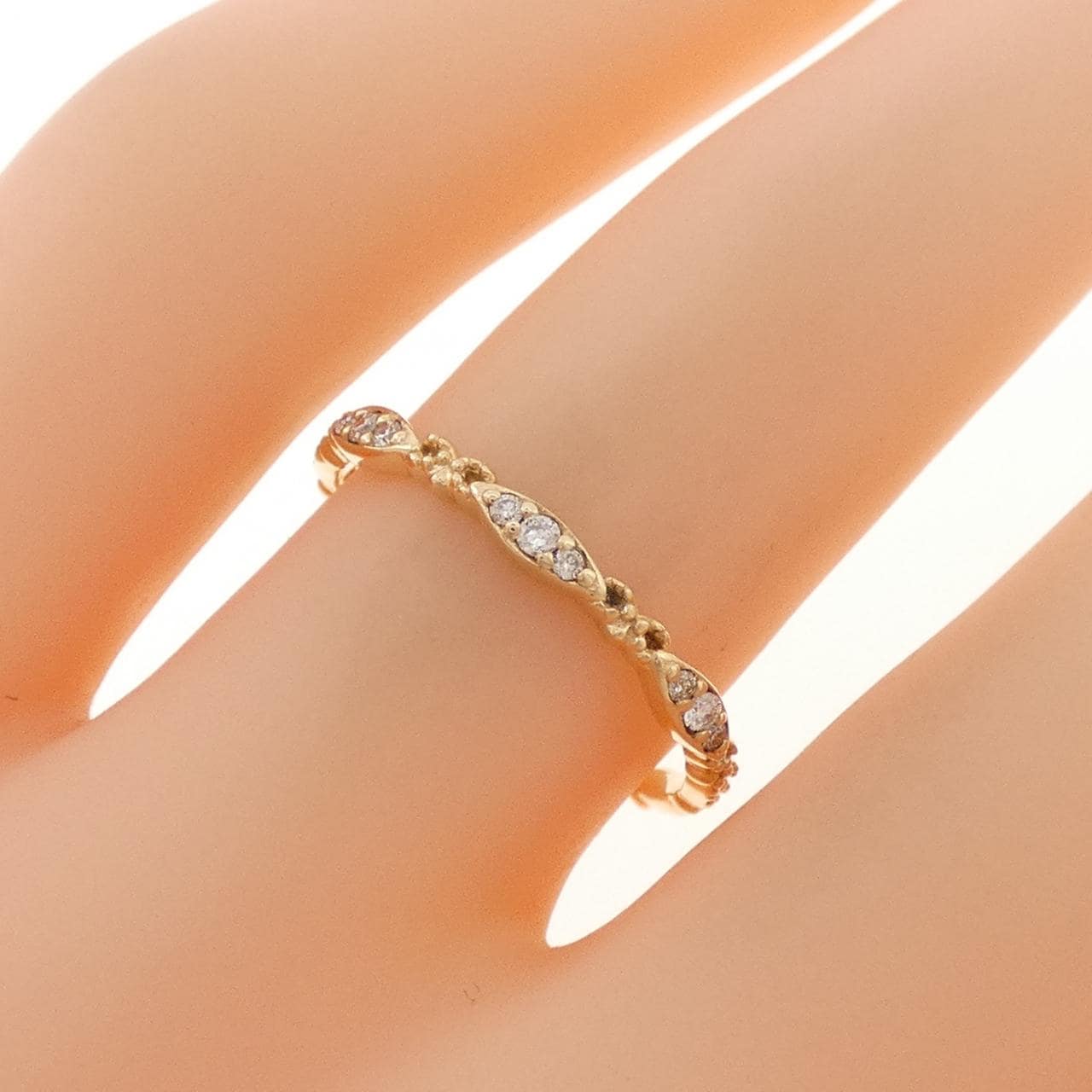 アガット ダイヤモンド リング 0.06CT