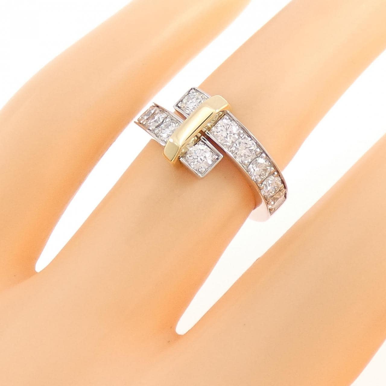ティファニー バイパス ワイド リング 0.93CT