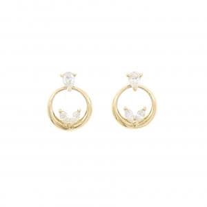 K18YG ダイヤモンド ピアス 0.50CT