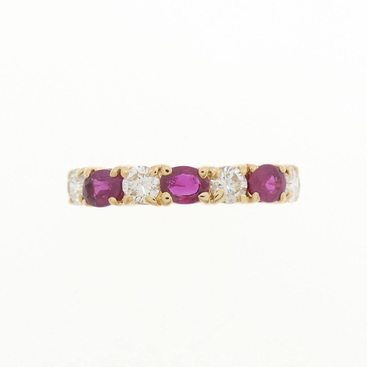 K18YG ルビー リング 0.56CT