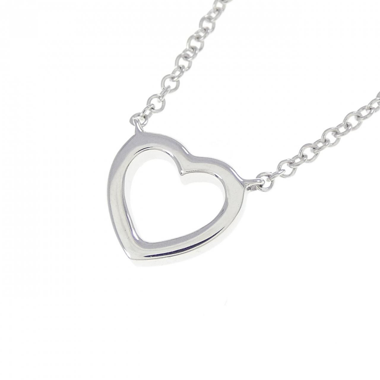 ティファニー メトロ ハート ミニ ネックレス