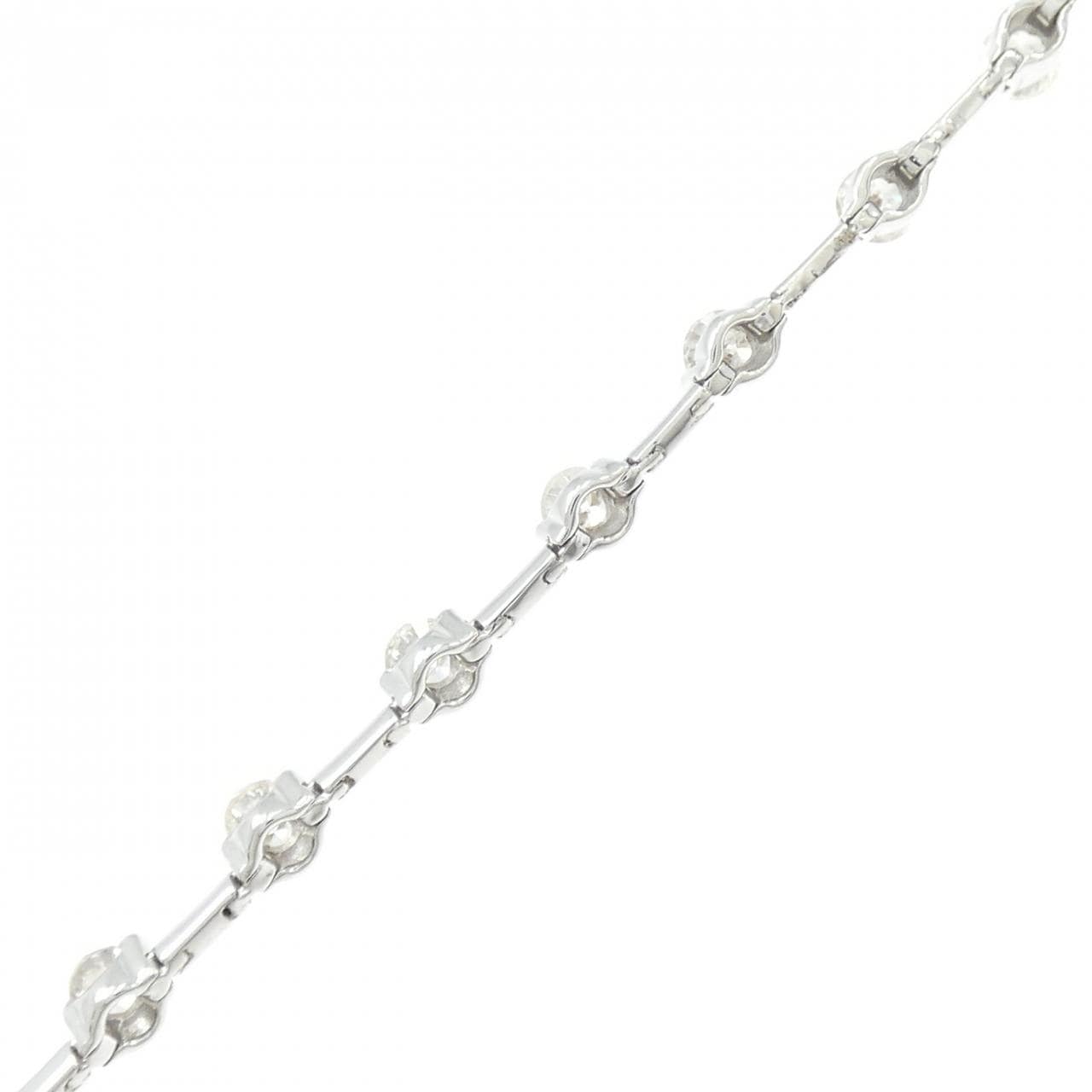 K18WG ダイヤモンド ブレスレット 3.00CT