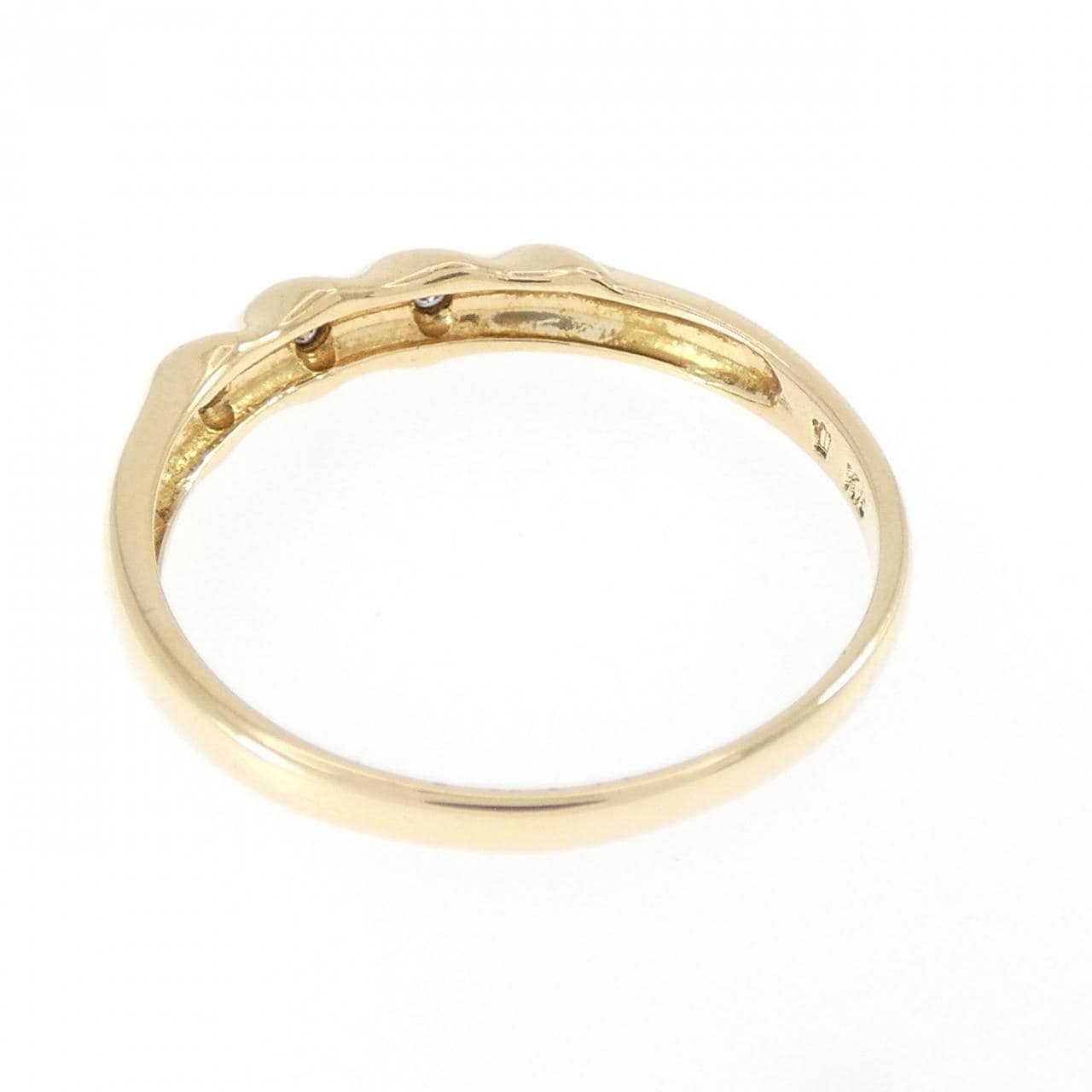 K18YG ダイヤモンド リング 0.03CT