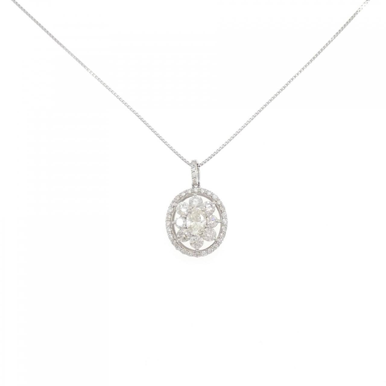 【新品】PT900/PT850 ダイヤモンド ネックレス 0.21CT