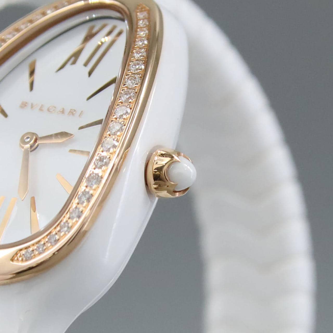 ブルガリ セルペンティスピ-ガ セラミックxPG/D Sサイズ SPC35WG/SPC35WGDWCGD1.1T セラミックxPG クォーツ