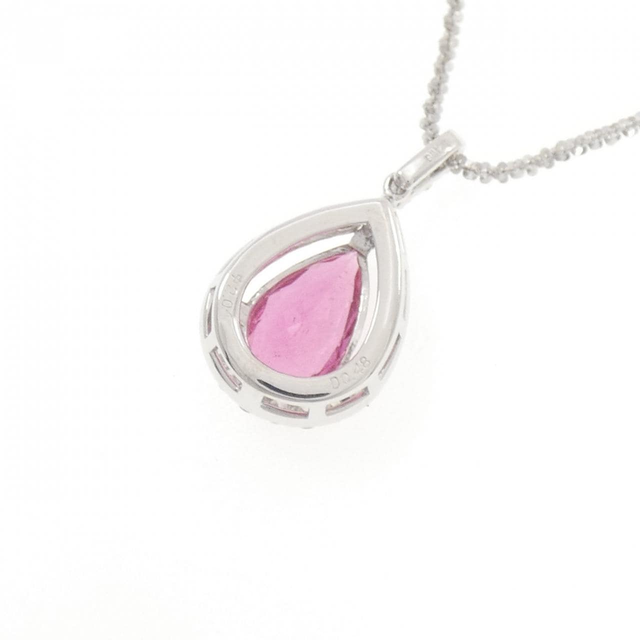 K14WG/K18WG トルマリン ネックレス 2.04CT