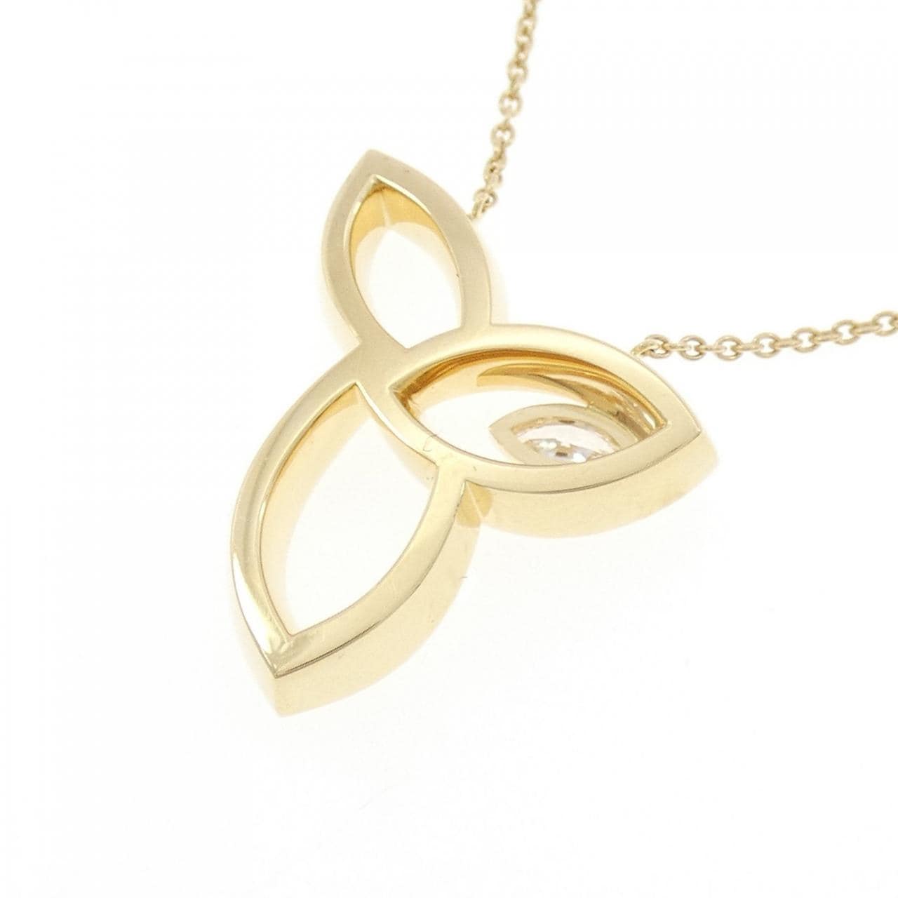 ハリーウィンストン リリークラスター ネックレス 0.13CT