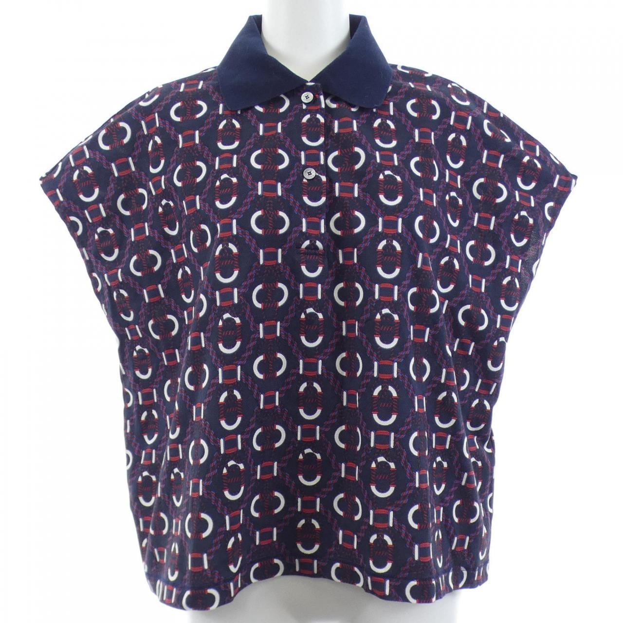 エルメス HERMES カノエ 3E4602DB ポロシャツ