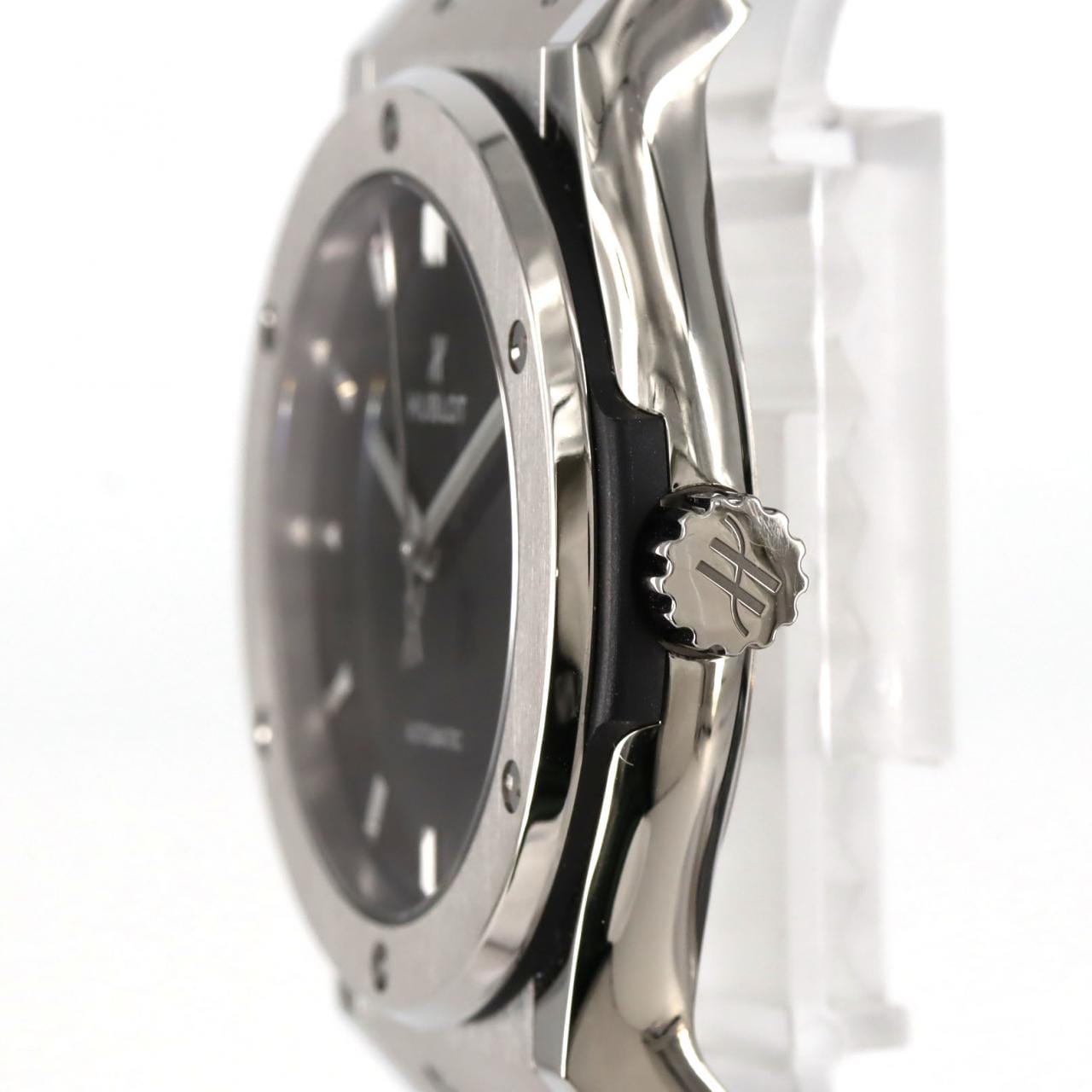 ウブロ クラシックフュージョンチタニウムブラックシャイニー 542.NX.1270.LR TI 自動巻