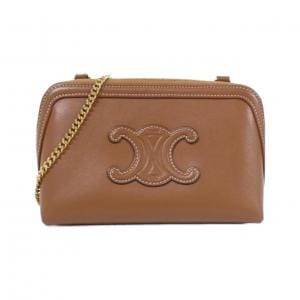 セリーヌ チェーン クラッチ キュイル トリオンフ 10E383DR8 ショルダーバッグ