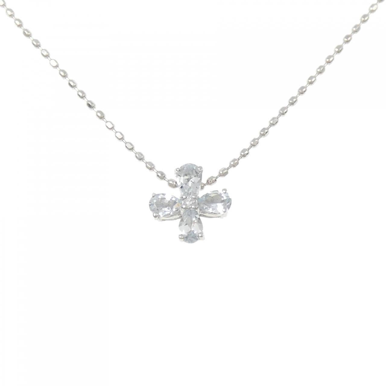 クミキョク アクアマリン ネックレス