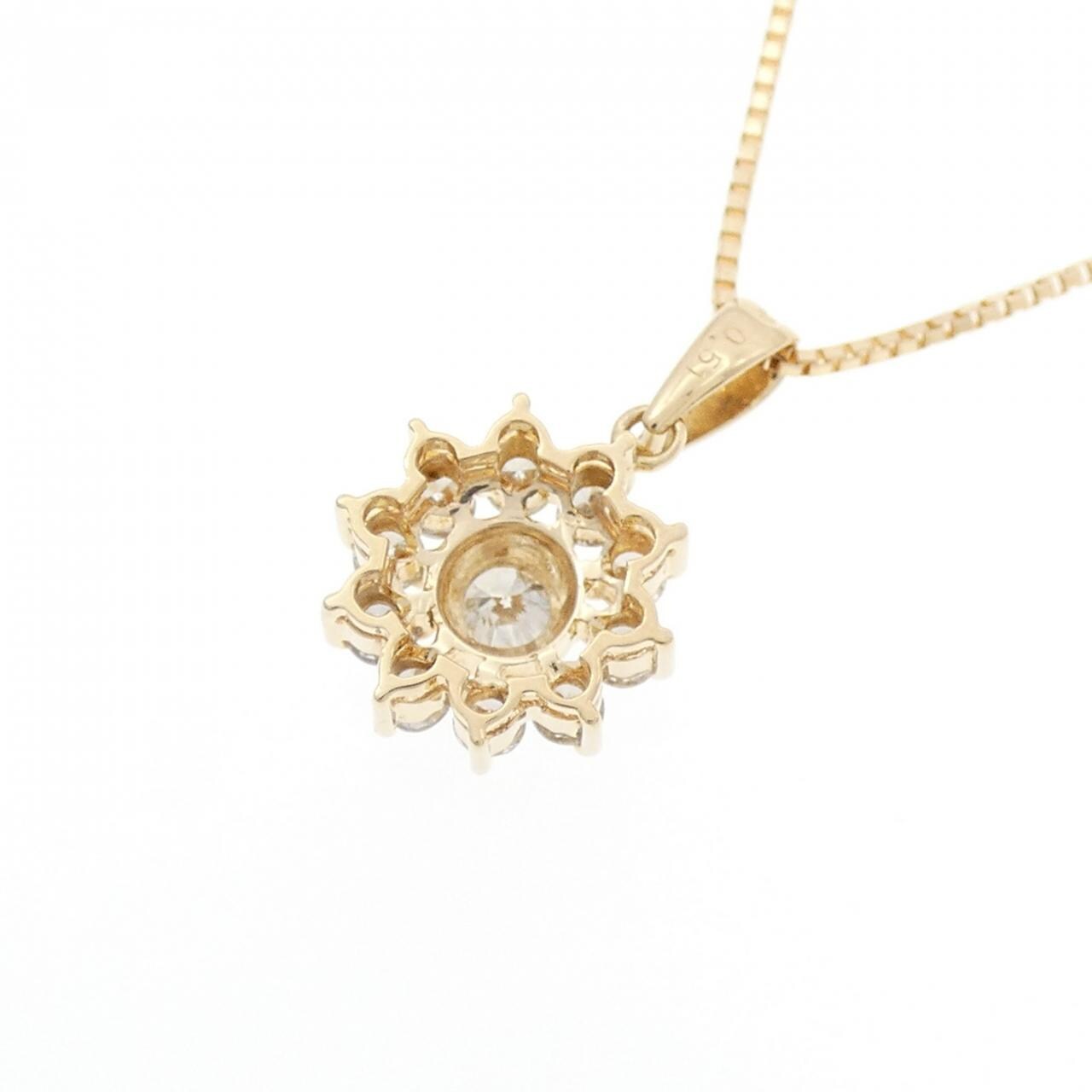 K18YG ダイヤモンド ネックレス 0.51CT